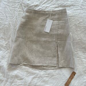 Reformation linen Baker skirt